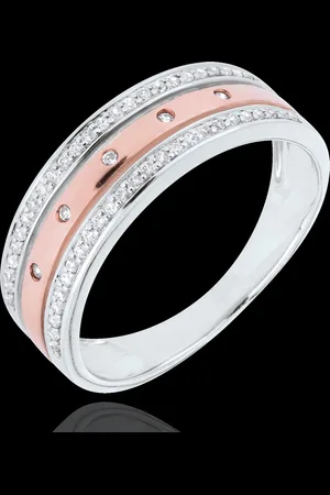 Edenly Ring Enchantment - Crown of Stars - large model - rose gold, white gol