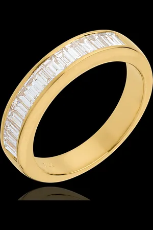 Edenly Half eternity ring channel setting - 0.75 carat