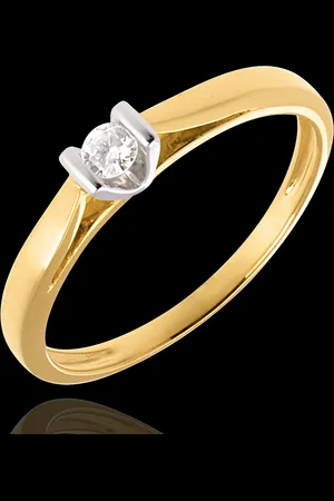 Edenly Elegance Solitaire ring white gold