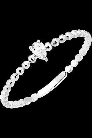 Edenly Freshness Ring - Solitaire Bubble Pear - 9 carat and diamon