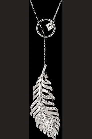Edenly Panache Necklace - Sautoir - 9 carats and synthetic diamond