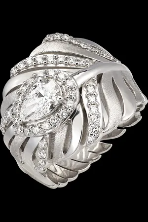 Edenly Panache Ring - Imp??riale - 9 carats and synthetic diamonds