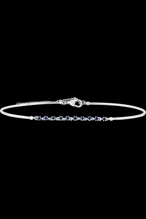 Edenly Gracile Bangle - 18 carat with sapphires
