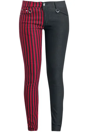 Banned Retro Punk Trousers Cloth Trousers red