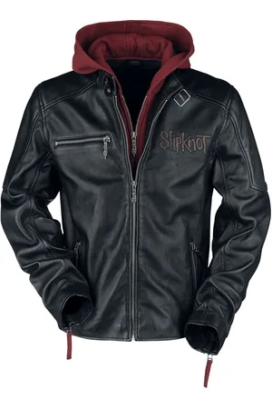 Slipknot EMP Signature Collection Leather Jacket red