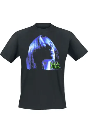 Billie Eilish Neon Blue Shadow T-Shirt