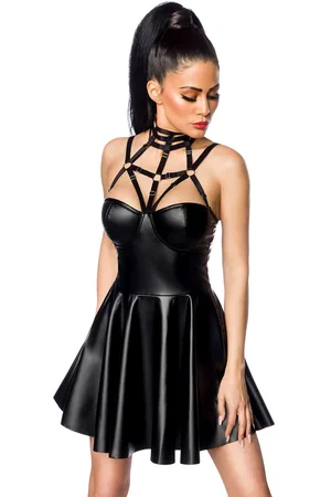 Saresia Powerlastic Harness Wetlook Dress Underwear