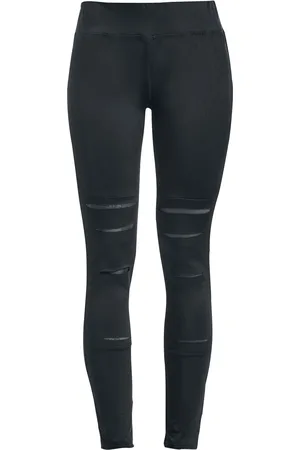 Rotterdamned Leggings With Lace Insert Leggings
