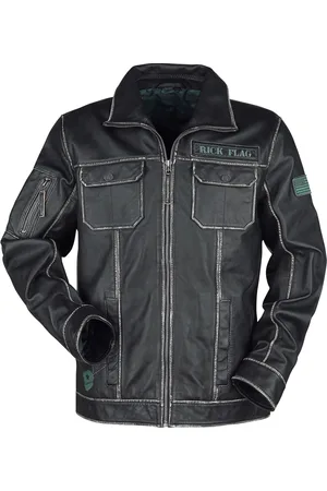 SUICIDE SQUAD 2 - Rick Flag Leather Jacket