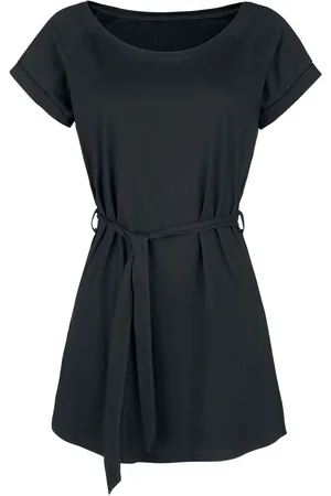 Forplay Jersey dress with tie belt Short dress