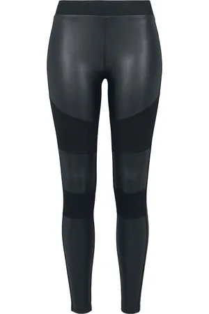 Urban classics Ladies Fake Leather Tech Leggings Leggings