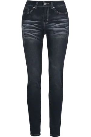 RED by EMP Skarlett - Dark-Blue Jeans with Wash Jeans