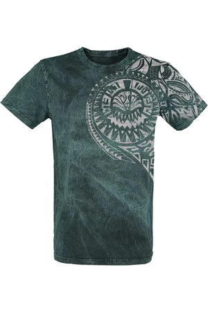 Outer Vision Burned Tattoo T-Shirt black