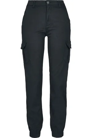 Urban classics Ladies High Waist Cargo Pants Cargo Trousers
