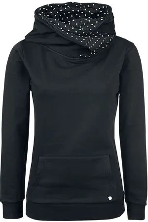 Pussy Deluxe Cross Over Dotty Hooded sweater