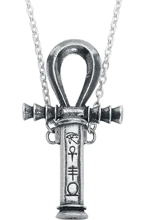 Alchemy Ankh of the Dead Pendant Necklace coloured