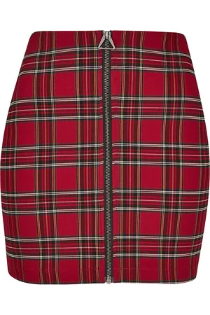 Urban classics Ladies Short Checker Skirt Short skirt black