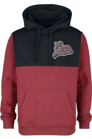 EMP Hoodie with vintage EMP logo Hooded sweater orange