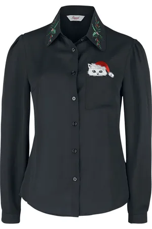 Banned Retro Pocket Cat Blouse Blouse