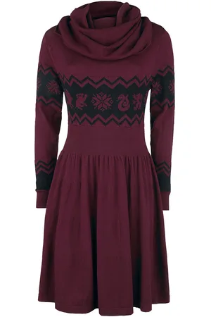 Harry Potter Houses Medium-length dress black