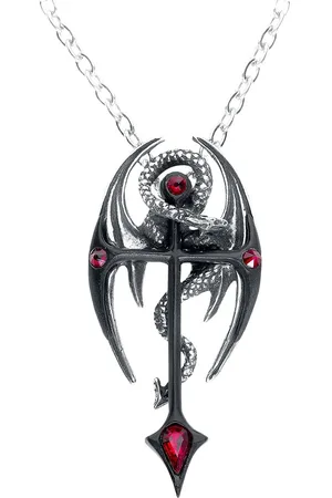 Alchemy Draconcross Necklace silver