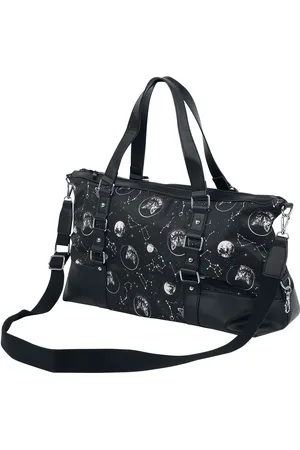 Banned Retro Space Cat Handbag white