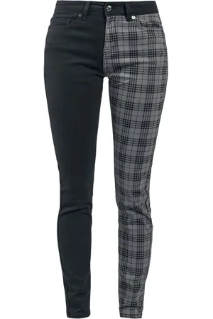 Rock Rebel Skarlett Cloth Trousers grey