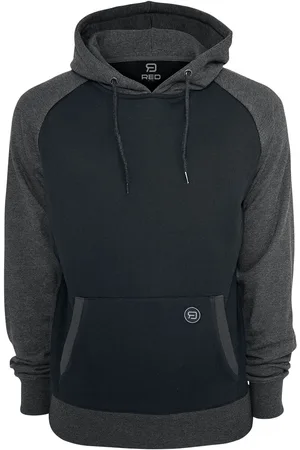 RED by EMP Raglan Contrast Hoodie Hooded sweater charcoal