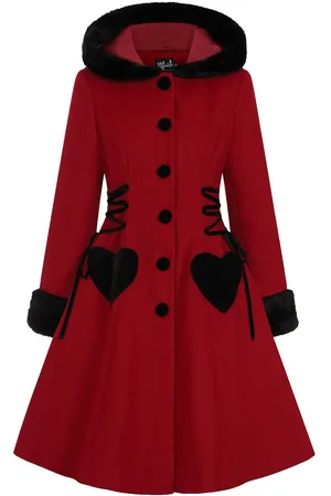 Hell Bunny Scarlett Coat Coats black