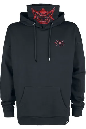 EMP Hoodie with integrated standing collar Hooded sweater