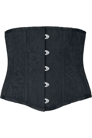 Gothicana Under-bust corset with brocade pattern Corsage