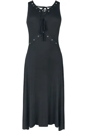 Gothicana Dress with lacing Medium-length dress