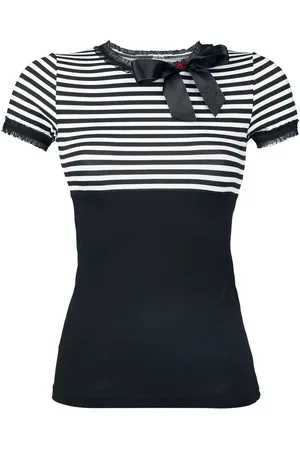Pussy Deluxe Stripey T-Shirt white
