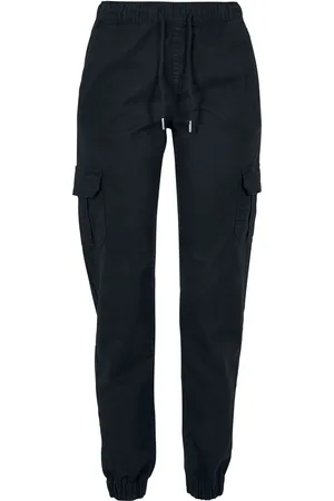 Urban classics Ladies’ high-waist cargo jogging bottoms Tracksuit Trousers
