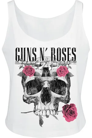 Guns N´Roses Flower Skull Top