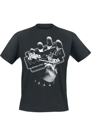 Judas Priest British Steel Hand White T-Shirt
