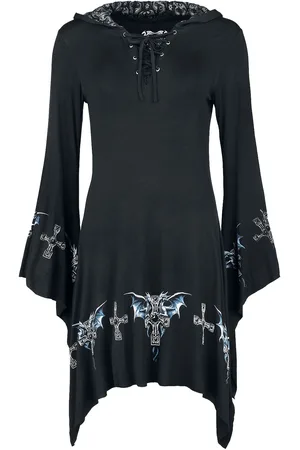 Gothicana Gothicana X Anne Stokes - Short dragon dress Short dress