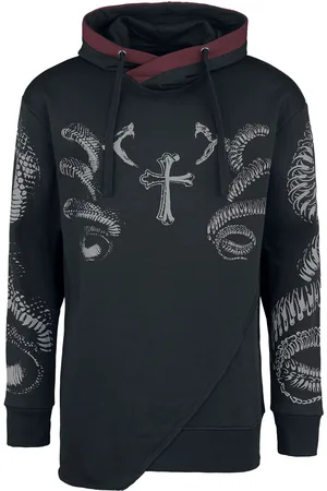 EMP Snake print hoodie Hooded sweater