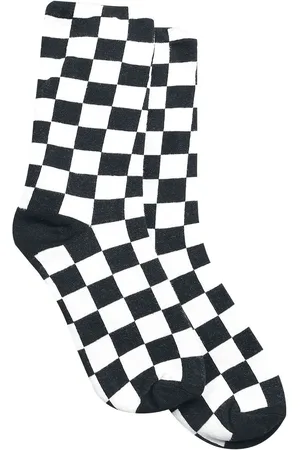 Pamela Mann Chequered ankle socks Socks white