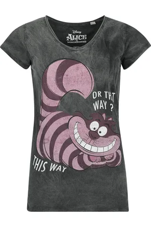 Alice in Wonderland Cheshire Cat - This way or that way? T-Shirt