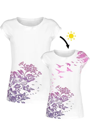 Full Volume T-shirt with Crew Neck and UV-Print T-Shirt