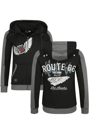 Rock Rebel Rock Rebel X Route 66 - Hoody Jacket Hooded zip