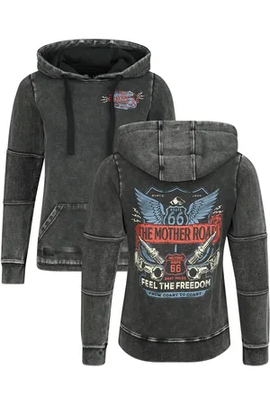 Rock Rebel Rock Rebel X Route 66 - Hoody Hooded sweater