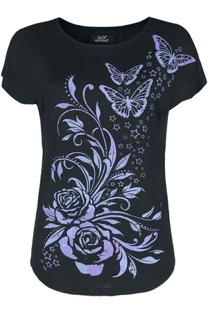 Full Volume T-Shirt with Print and Mesh Back T-Shirt