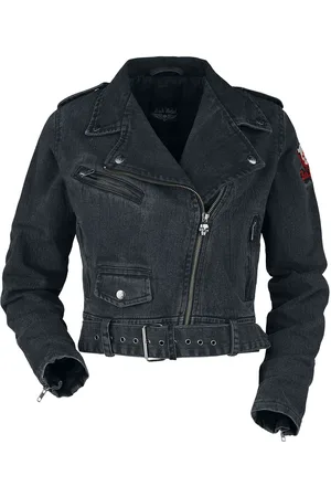 Rock Rebel Denim biker jacket Jeans Jacket