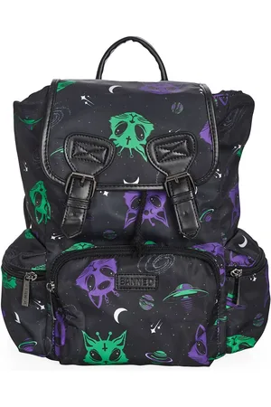 Banned Retro Alien Space Cat Backpack multicolour