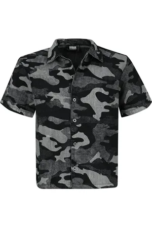 Urban classics Laser Camo Printed Boxy Shirt Short-sleeved Shirt