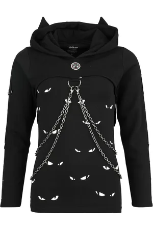 Gothicana Gothicana X Emily the Strange 2-in-1 hoodie and top Hooded sweater