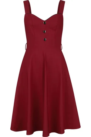 Voodoo Vixen Heart Nuckle Flare Dress Medium-length dress