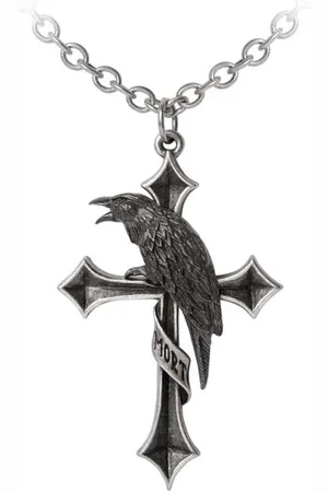 Alchemy Crux Corvis Pendant Necklace coloured